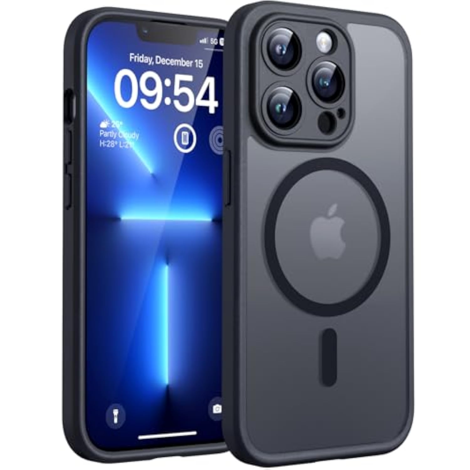iPhone 13 Pro Max Case Compatible with MagSafe Black