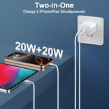 Usb C Charger For Iphone 16/15 Pro Max Charger Fast Charging, 20W C Charge Block With 10Ft Usb C To C Cord Cable Compatible For Iphone 16 15 Pro Max/16 15 Pro/16 15 Plus/16 15