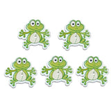 50Pcs Wooden Buttons Frog Buttons Decorative Buttons Embellishments 2