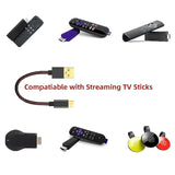 2 Pack 8 Inches Power Cable For Fire Tv Stick Power Up Your Fire Stick From Yo