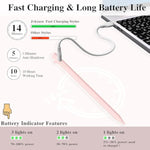 Stylus Pen For Ipad11&10Thgen,14Mins Faster Charge, With Pencil Holder,Palm Rejection, Tilt Sensitivity, For Ipad Air11&13-Inch(M3/M2), Ipad Pro 11&13-Inch (M4),Ipad 6-11Th,Ipad Pro 11/12.9 Inch