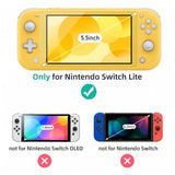 1-Piece Tempered Glass Screen Protector, Custom-Made for Nintendo Switch Lite HD,Anti-Scratch,Clear and Transparent,Fingerprint-Resistant,