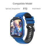 For Monowul Kids Smart Watch P70 Screen Protector 1.85" [5 Pack] Hd Clear Soft Pet Film [Case Friendly][Anti-Scratch][Bubble Free] Compatible For Tixpc Cirpos Monowul Sootingot Smartwatch P70