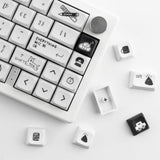 Pbt Keycaps Moa Profile Keycaps 142 Keys Custom Keycaps Dye-Sublimation Cute M