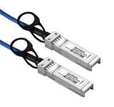 10G Sfp+ Dac Cable Blue Sfp+ Direct Attach Passive Copper Twinax Cable Compatible With Ubiquiti 1M(3.3Ft), Storage Network Ethernet Copper Switch Cables