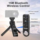 Camera Mini Tripod with Remote Handle Camera Tripods Small Camera Holder Compatible with Sony ZV-1F ZV-E10 ZV-1 ZV-E1 RX100VII for Canon EOS R8 R5