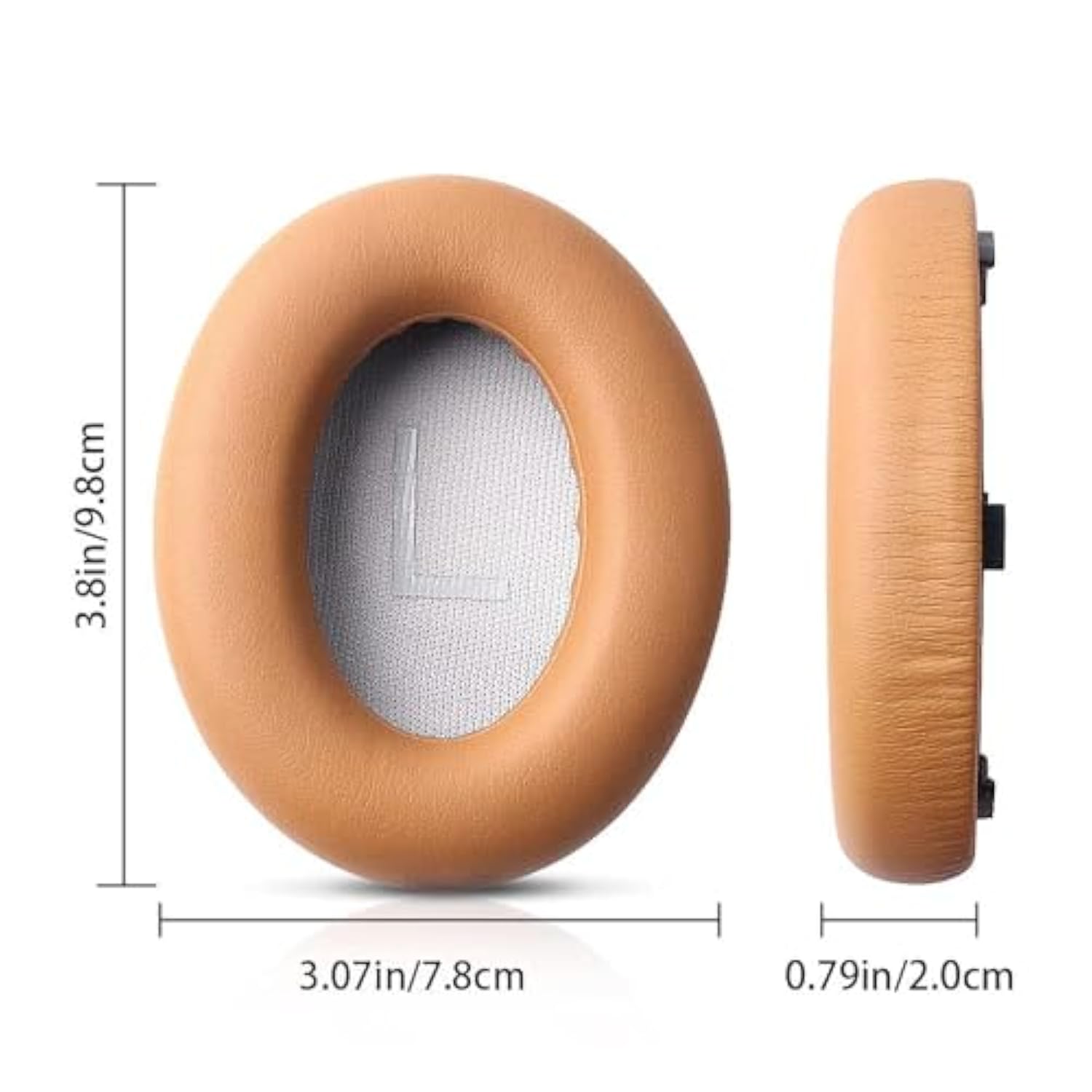 Nc 700 Ear Pads For Bose 700 Headphones, Protein Leather Memory Foam Earpads Replacement Ear Cushion Pad For Bose 700 Nc700 Noise Cancelling 700 Headphones (Khaki)