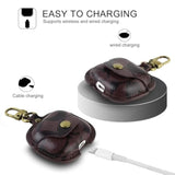 AirPods 4th Generation Case Leather Full Body Shockproof Protective Cover