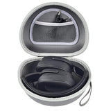 Headphone Case For Skullcandy Crusher/Hesh/Evo Wireless Over-Ear Bluetooth Earphones, For Beats Studio Pro/ 3/Solo 4/3/2 Headphones And More Noise Cancelling Foldable Headset - Hard Box Only - Grey