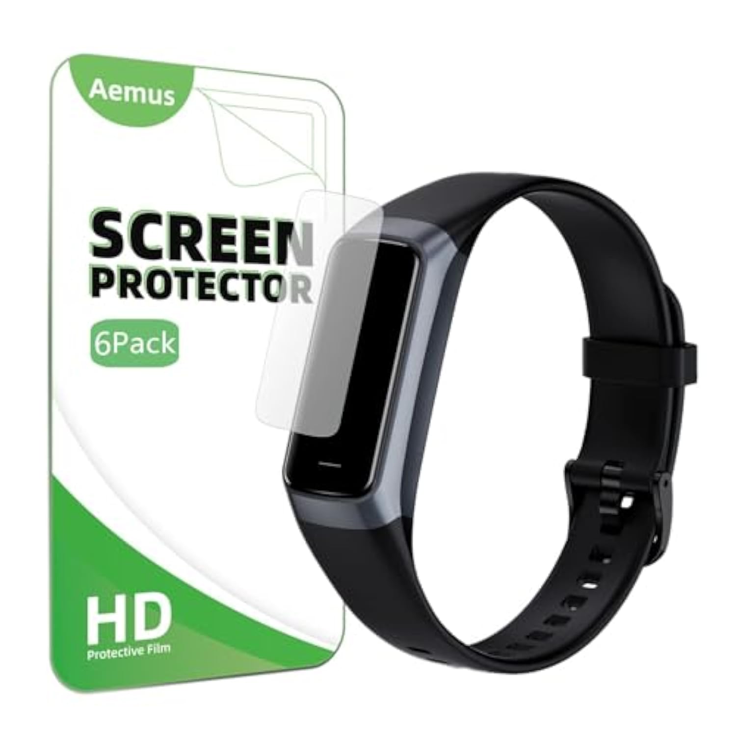 Screen Protector Compatible For Troty C60 Fitness Tracker 1.1" (6 Pack) Clear Tpu Soft Film Compatible For St-Care, Zeacool Fitness Tracker Watch