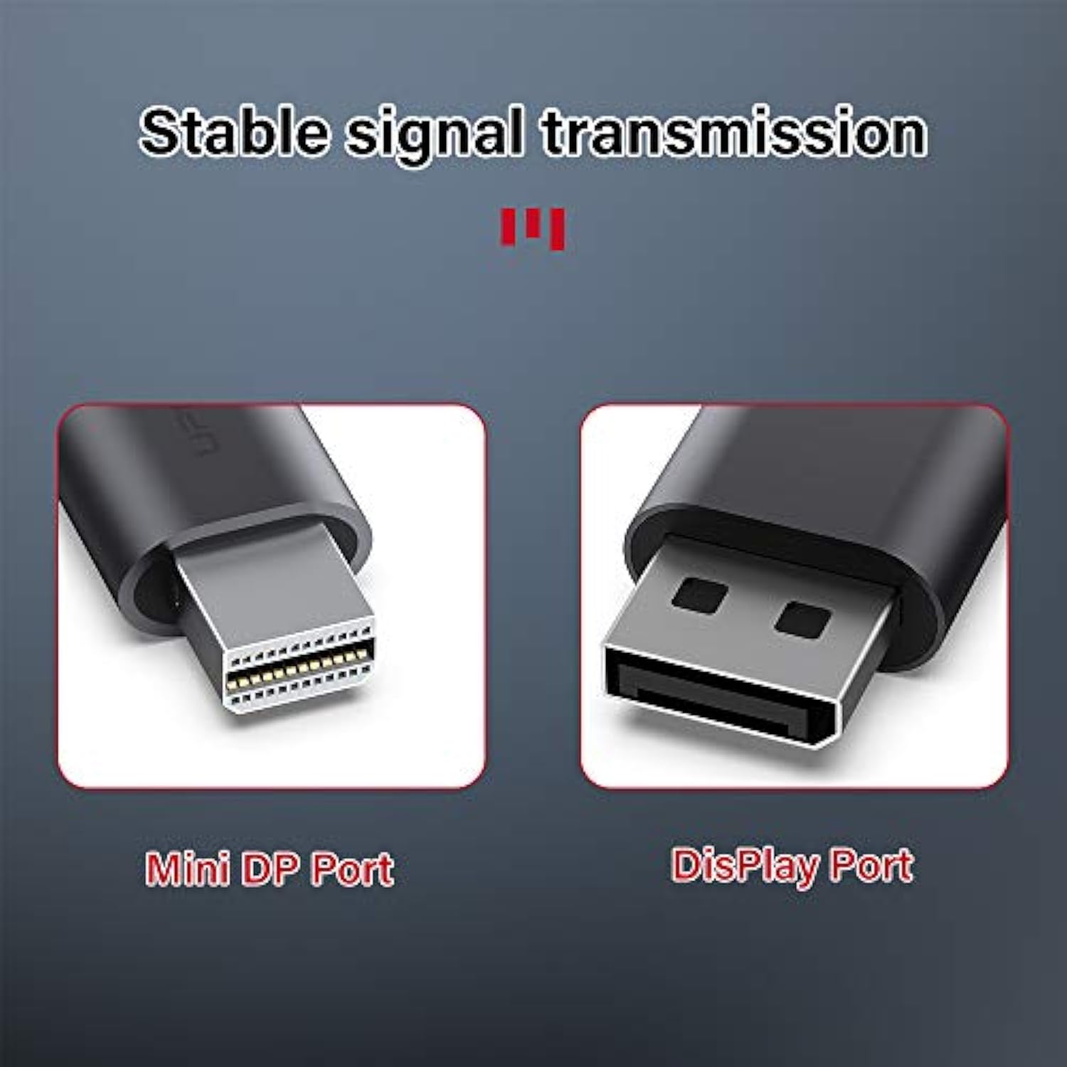 Mini Displayport To Displayport Mini Dp To Dp Cable 10 Ft 4K@60Hz Nylon Braid