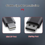 Mini Displayport To Displayport Mini Dp To Dp Cable 6 Ft 4K@60Hz Nylon Braid D