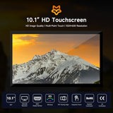 Luckfox Touchscreen For Raspberry Pi,10.1Inch Hdmi 1024 X 600 Plug&Play Portable Monitor With Stand,10 Point Touch Lcd Display With Dual-Track Speakers,Second Screen For Laptop Pc