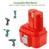 3.5Ah Replacement For Makita 9.6V Battery Pa09 9100 9100A 9120 9122 9133 9134 9135 9135A 192595-8 192596-6 192638-6 193977-7 Ni-Mh Battery