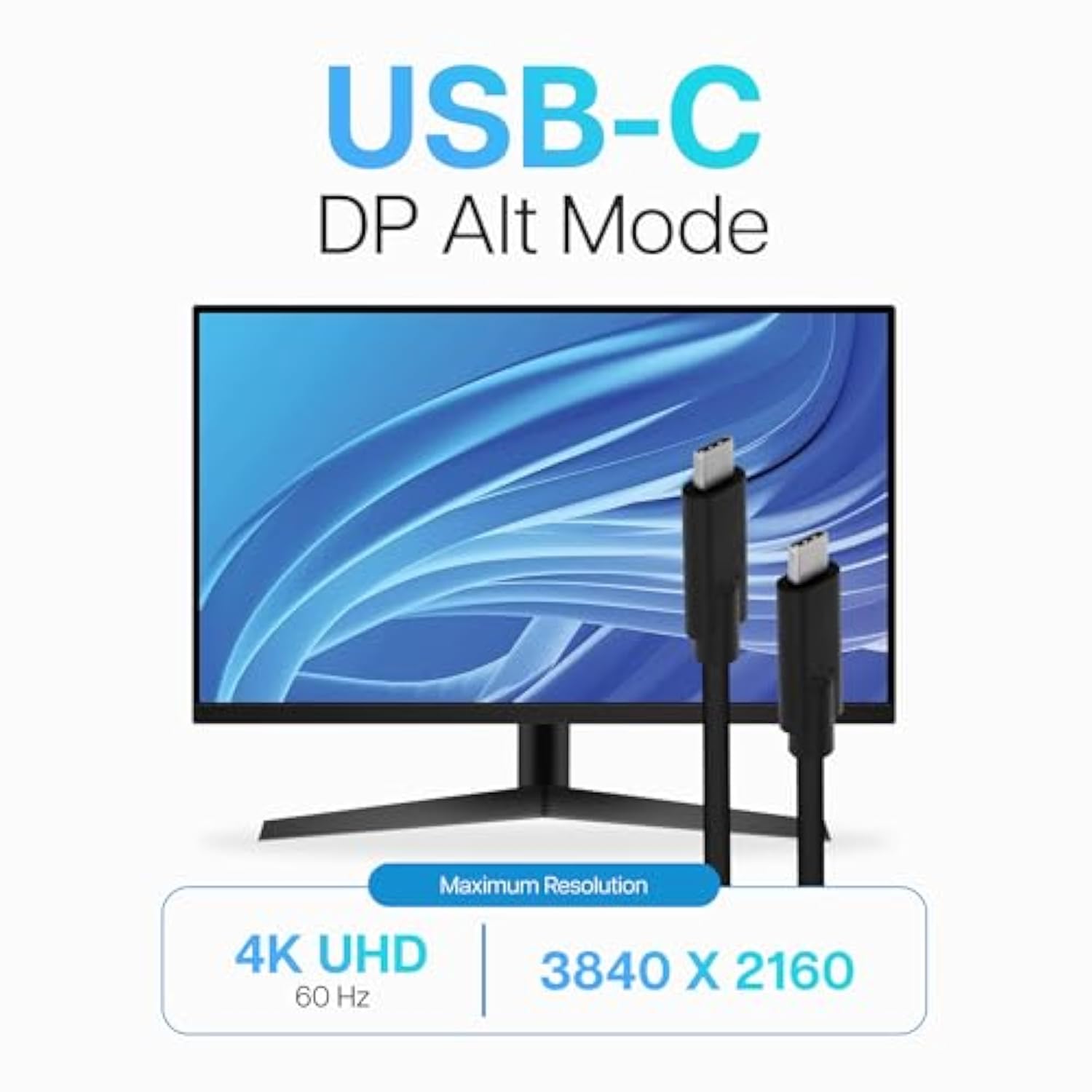 VisionTek USB-C to USB-C 3.1 Gen 2 Cable - 100W Power Delivery - 10Gbps - DP A