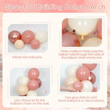 Pink Birthday Decorations For Women With Dusty Pink Nude White Metallic Rose Gold Confetti Foil Balloons Fringe Curtain Happy Birthday Banner For Women Birthday Decorations