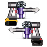 V6 Battery Adapter For V6 Battery, For Convert Dewalt 20V Battery Or Milwaukee 18V Battery To V6 Battery, Converter For Dc62 Sv03 Sv04 Sv09 Dc59 Vacuums (Adapter Only)