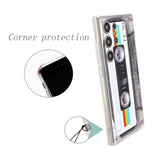 Case For Galaxy S24 Ultra Shockproof Scratchproof With Tpu Soft Bumper Retro Cassette Tape Case Compatible With Samsung Galaxy S24 Ultra