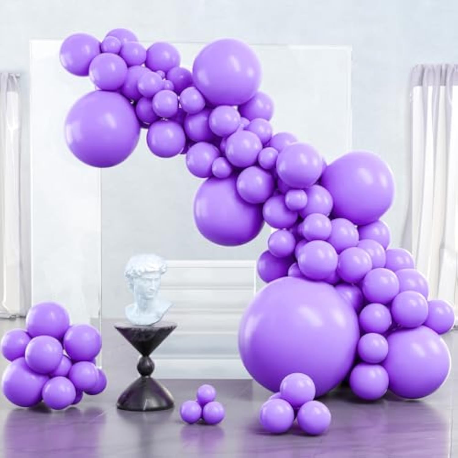 Purple Balloons Arch Kit 100pcs Lavender Lilac Balloon Garland for Party Decorations