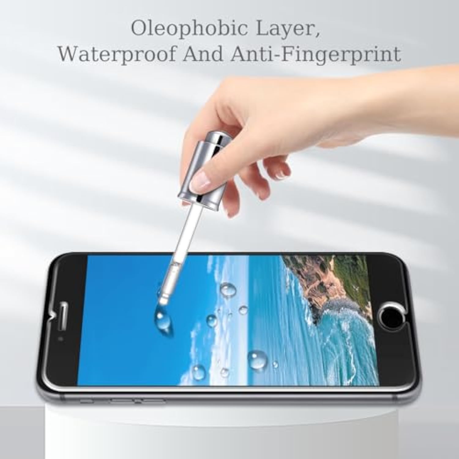 (3 Pack Tempered Glass For Iphone 8 Plus, Iphone 7 Plus, Iphone 6S Plus, Iphone 6 Plus 5.5-Inch Screen Protector, Case Friendly, Easy To Install, Bubble Free