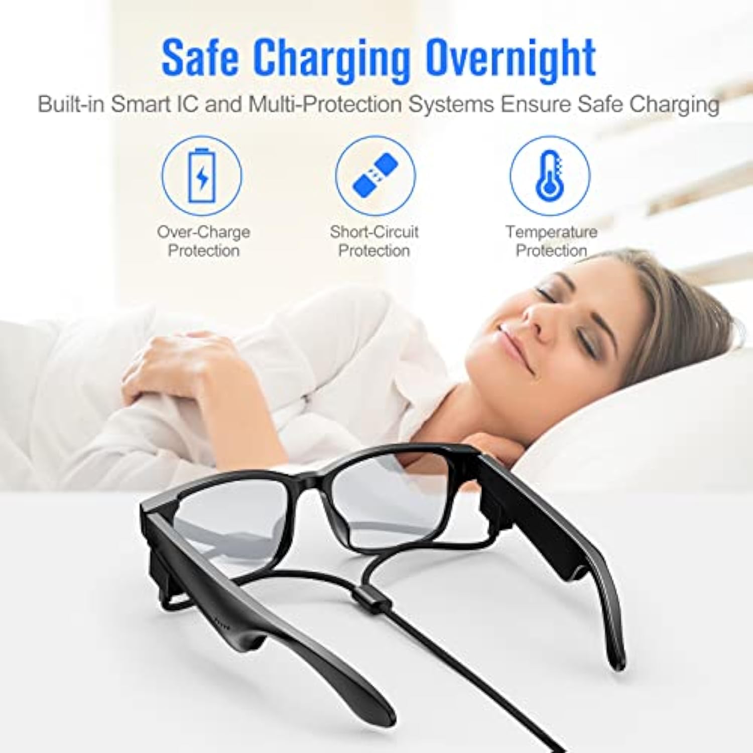 Replacement Charger 5 Feet Cable Compatible With Razer Anzu Smart Glasses Fram