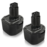 [2 Pack] 3.6Ah Ni-Mh Replacement For Dewalt 9.6Volt Battery Dw9061 Dw9062 Dw926 Dw955 Dw926K - Cordless Power Tools