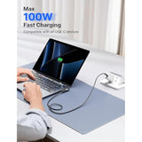 90 Degree Right Angle Usb-C Male To Usb-C Female Adapter, 2-Pack 40Gbps Data T