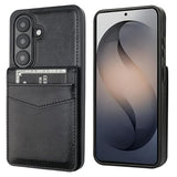 for  Galaxy S26 Case Wallet with Credit Card Holder, Flip Premium Leather Magnetic Clasp Kickstand Heavy Duty Protective Cover for