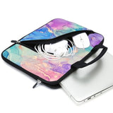 15Inch Laptop Sleeve Carrying Bag With Handle? Front Pocket For Placing Power Adapter And Mouse For Men Women (Caisy-21)