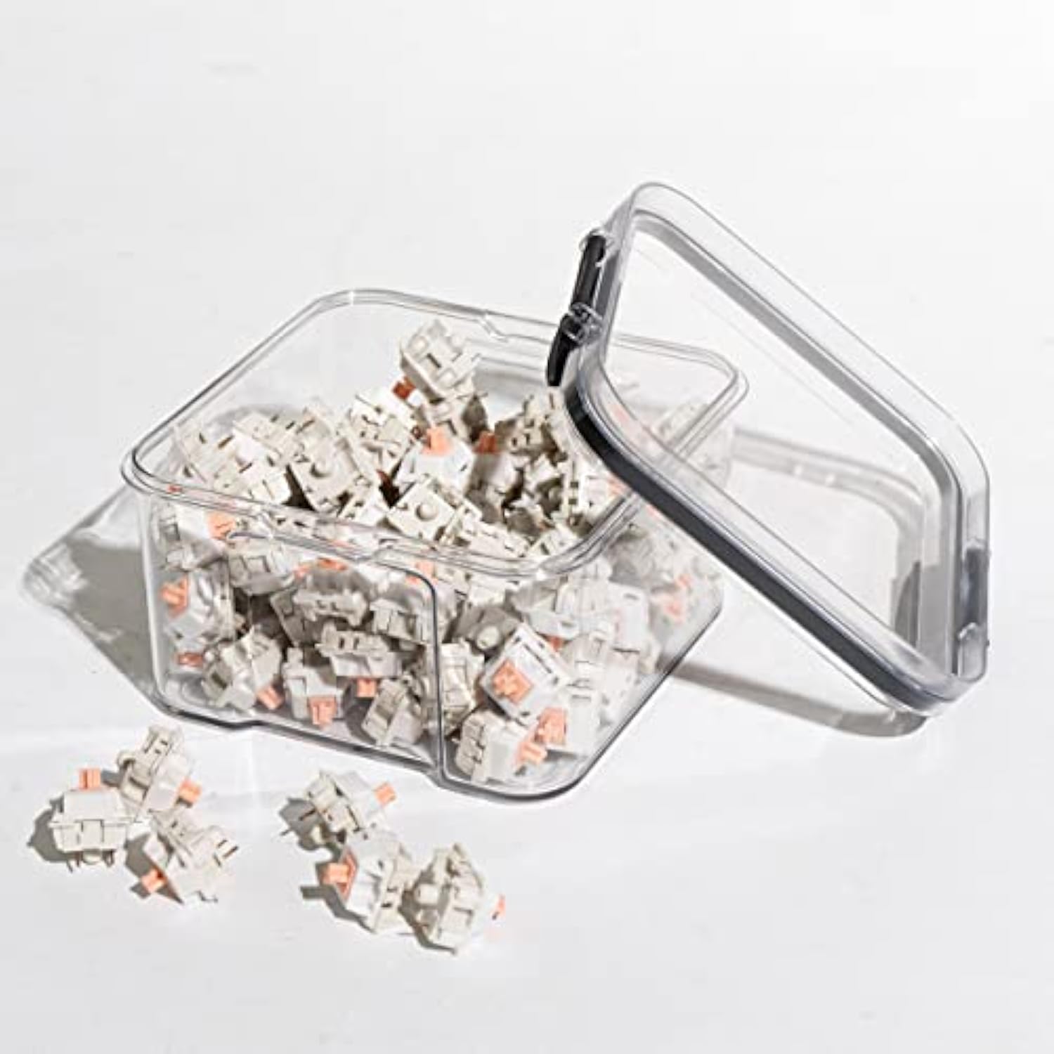 Switch Storage Mechanical Keyboard Switch Can Keycaps Sealed Can Storage Bottl