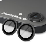 (3 Pack) Camera Lens Protector for iPhone 17e / iPhone 16e, [EZ Install] [Case-Friendly] 9H Tempered Glass CD Pattern Lens Cover Accessories,