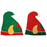 Set Of 2 Stylish Christmas Elf Hats! One Size Fits All Christmas Elf Themed Hats! Measures - 13.5Inx12In