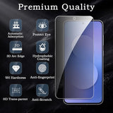 [2+2 Pack] Privacy Screen Protector for  Galaxy S25 FE, Anti-Spy Shatterproof Tempered Glass with Camera Lens Tempered Glass 9H Hardness