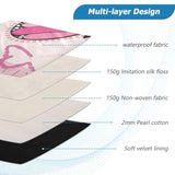 Pink Butterfly Laptop Sleeve Case 13, 13.3, 14 Inch, Computer Cases For Pad Tablet, Waterproof Briefcase Bag