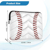Baseball Print Laptop Sleeve 13-14 Inch Laptop Sleeve Bag, Shockproof Laptop Case Tablet Liner Pouch