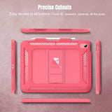Case For (A16) 11Th Generation 11 Inch 2025, 10Th Generation Case 2022 With Screen Protector, Heavy Duty Shockproof Rugged Protective Cover, Watermelon Pink