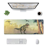 Dinosaur Mouse Pad Xl Large Gaming Mouse Pad With Stitched Edges, Non-Slip Base, Water Resist Keyboard Pad, Desk Mouse Pad, 31.5 X 11.8 In, P3080