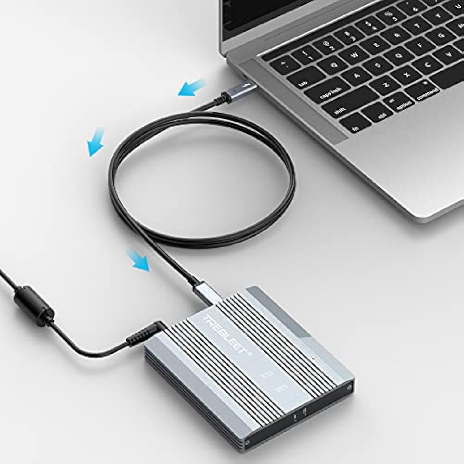 15Ft (4.5M) Usb4 Cable Compatible With Thunderbolt 3, Super Long Size 100W 20Gbps Usb4 Cable,Compatible With Thunderbolt 3 (Usb C) Hub, Adapter, Devices, 20V/5A