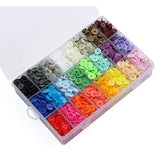 408 Sets Plastic Snap Buttons, No-Sew T5 Snaps With Organizer Storage