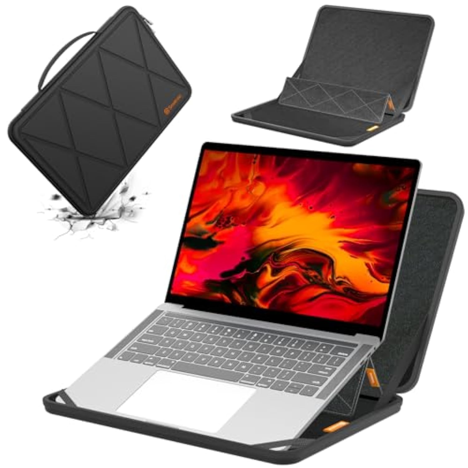Smatree MS130 Hard EVA Protective Sleeve with Stand Compatible for 17.3 inch Acer Nitro 5 Gaming Laptop -AN517-42-R5KZ/AN517-42-R35M, for Nitro 17 AN17-71-75VK/AN17-51-70CB Gaming Laptop Bag