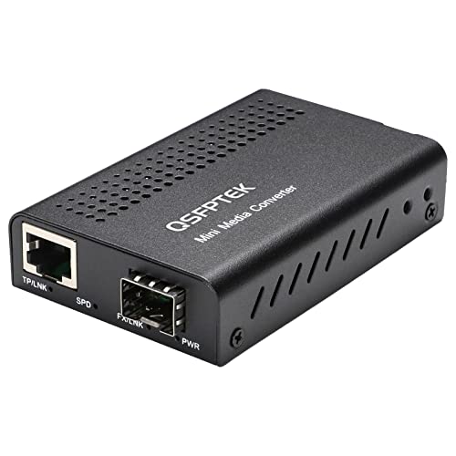 10G Media Coverter, 10 Gigabit Fiber To 10G Copper Utp Ethernet Media Converter, Mini Unmanaged 1X 100M/1G/2.5G/5G/10Gbase-T Rj45 To 1X 10Gbase-X Sfp+ Slot 10Gigabit Ethernet Media Converter