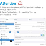 OMOTON Bluetooth Keyboard & Mouse Combo, Wireless Set for iPad Pro 13/11 (2024)/12.9, 10th/9th/8th/7th Gen, Air 6/5/4 and Other Bluetooth Enabled Devices (Black)