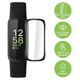 3Pack Screen Protector Compatible With Fitbit Inspire 3, Tpu Rugged Bumper Case Cover Allaround Protective Plated Bumper Shell Accessories For Inspire 3 Smartwatch