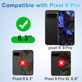 Privacy Screen & Lens Protector 4-Pack for Pixel 9 Pro 5G - Anti-Spy 9H Glass