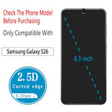 (2 Pack) Designed for  Galaxy S26 Tempered Glass Screen Protector, Support Fingerprint Unlock, Anti Scratch, Bubble Free