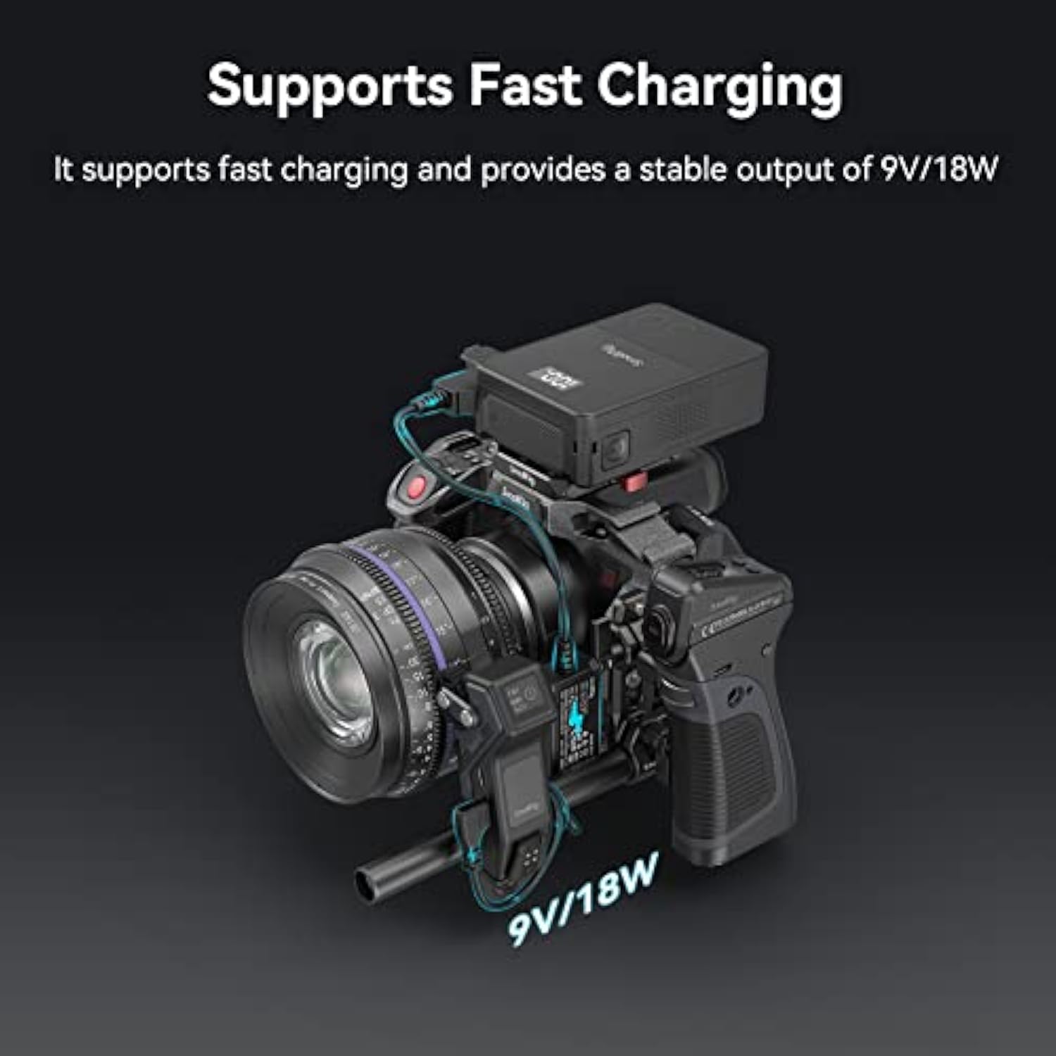 SMALLRIG D-Tap to USB-C Power Cable, Power-Supply Accessory of MagicFIZ Wirele