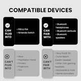 Dg80-Gaming - Usb Bluetooth 5.3 Adapter Dongle For Ps5 & Gaming Consoles, With Aptx-Adaptive & Low Latency, Wireless Audio Transmitter To Bluetooth Headphones & Earbuds