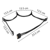 Sata Power Splitter Cable, 15Pin Sata Male To 5 Sata Female Power Extension Ha