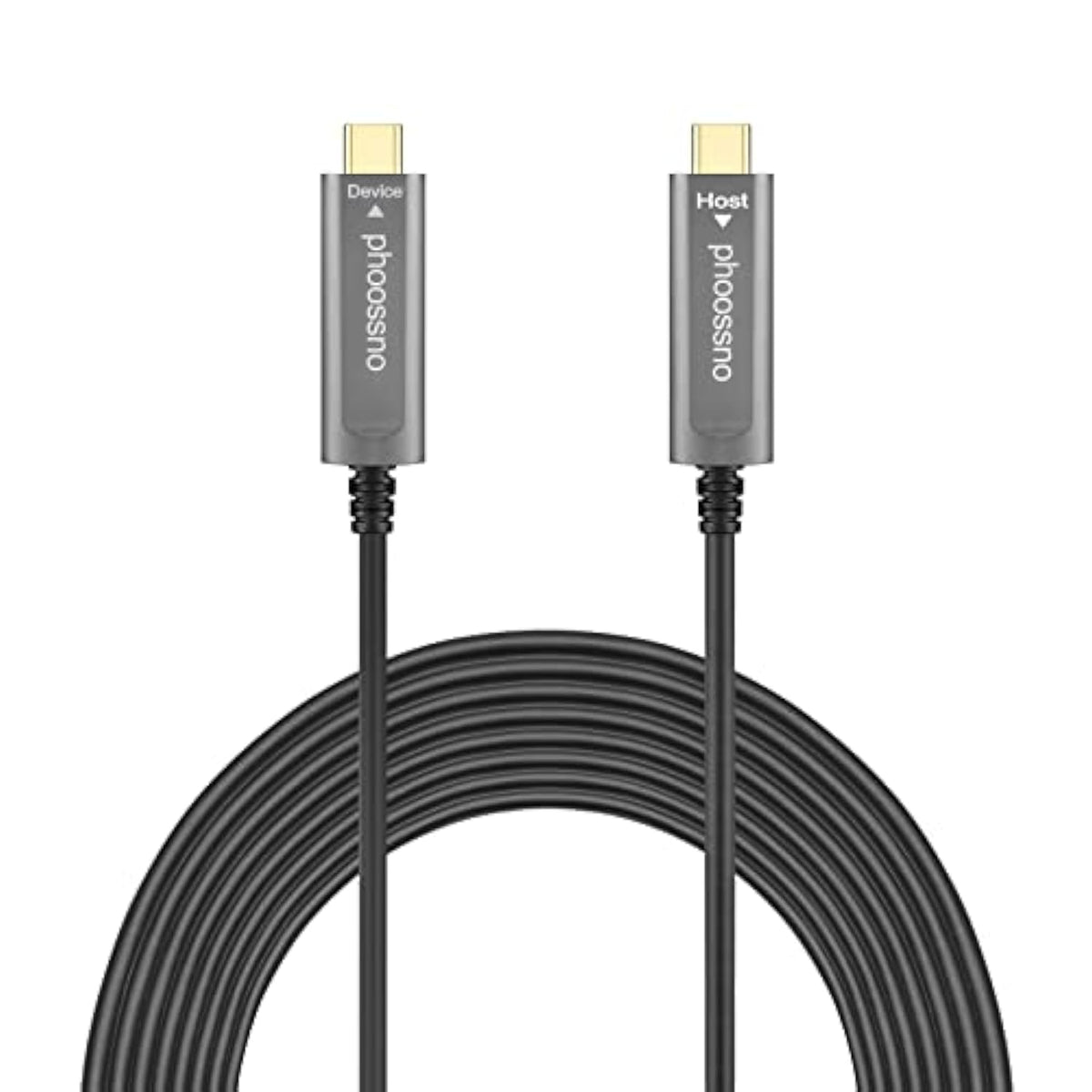 Usb C To C Fiber Optical Cable Usb 3.1 Type C Cable 10Gbps 50Ft Compatible Wit