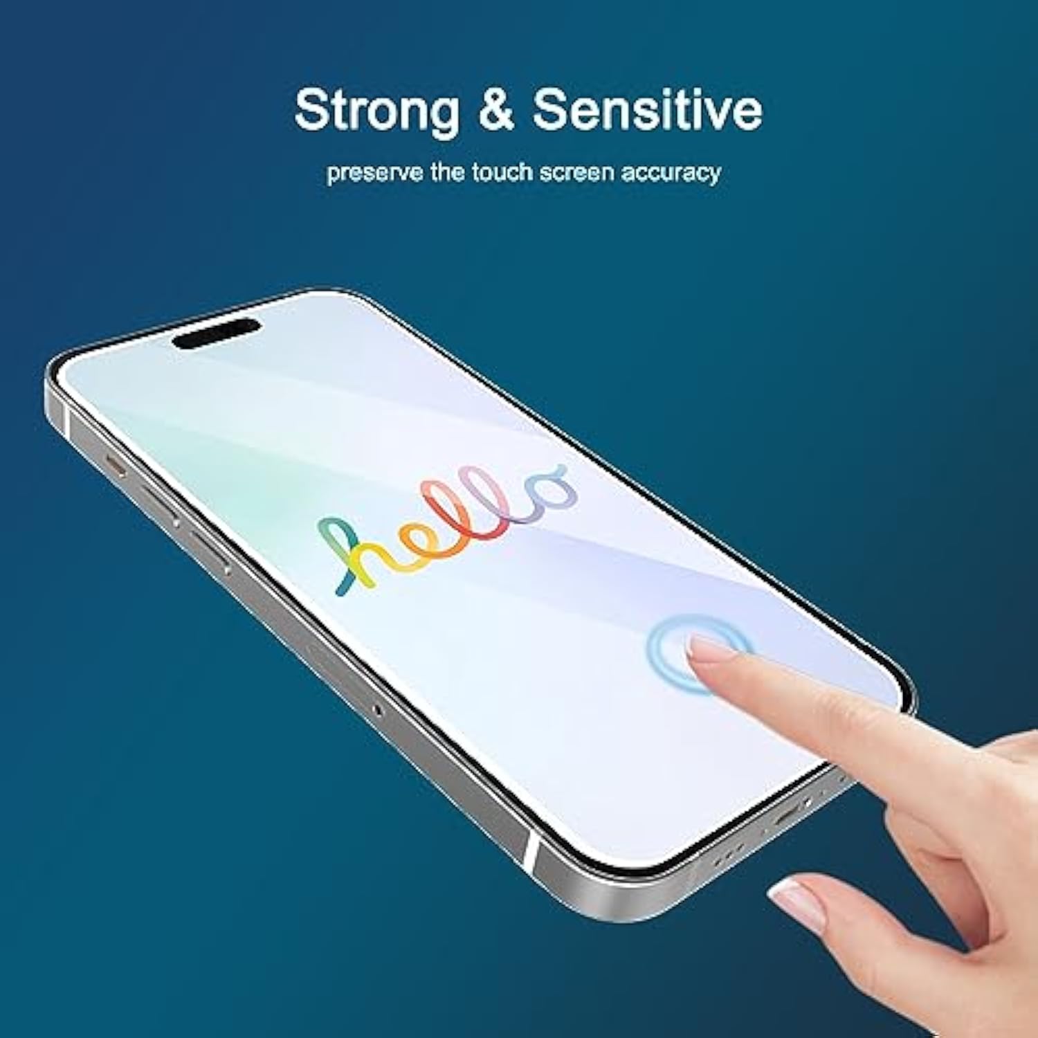 Iphone 16 15 15 Pro 6.1 Inch Screen Protector 3 Pack Case Friendly